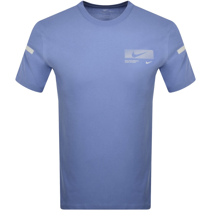 Nike Training Dri Fit Flash T Shirt Blue